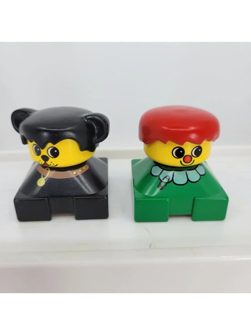Vintage Lego Duplo Lot - Family Mom Dad Kids Baby Dog Clown PlayPen Polar Bear